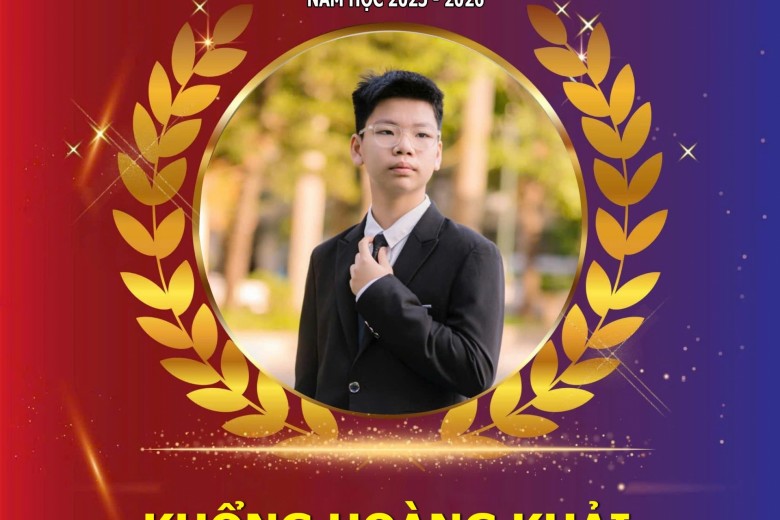 Em Khổng Hoàng Khải - Lớp 9D